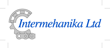 логотип Интермеханика Лтд, классический, английский логотип Интермеханика Лтд
